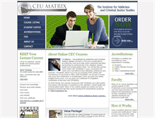 Tablet Screenshot of ceumatrix.com